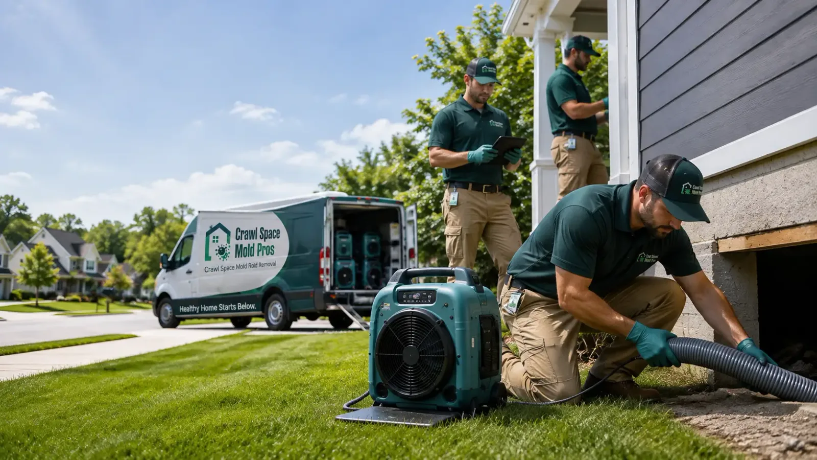 Crawl Space Mold Removal in Danville, IN